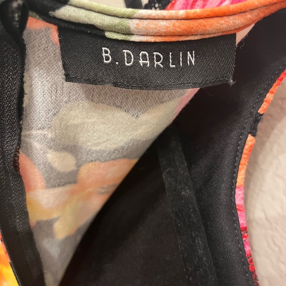 B. Darlin Women’s Small Floral Print Dress - Picture 5 of 5